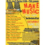 open mic performers at 6th street Ave B Garden!