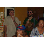 Lindsay, Moe, Lehua in the crowd